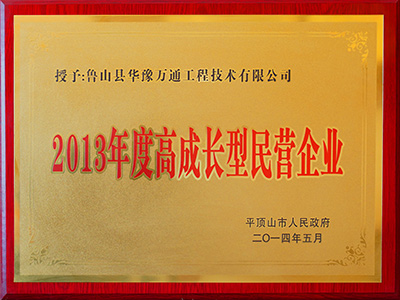 高成長型民營企業